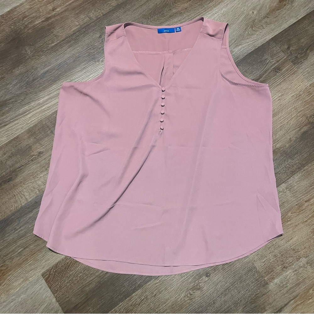 Apt 9 Women's Pink Sleeveless Top - XXL